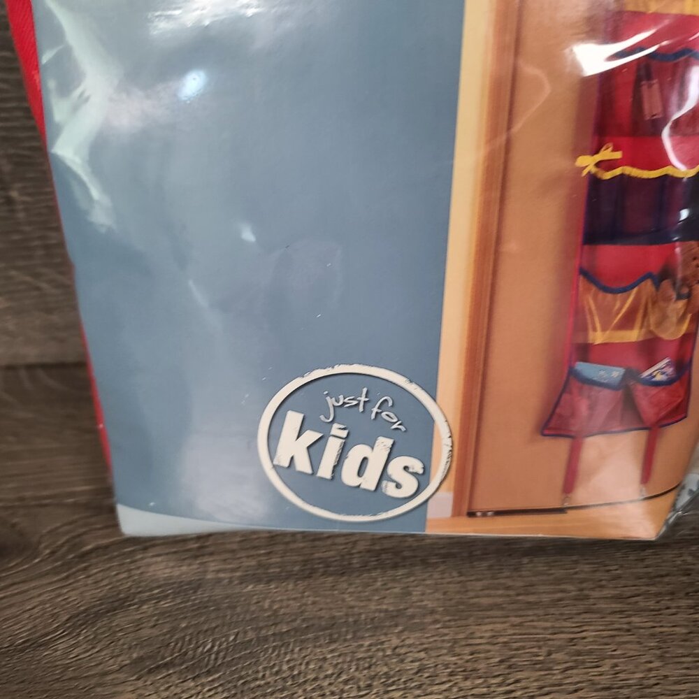 Kmart New in Package Over The Door Kid's Closet Organizer Red Yellow and Blue - Picture 3 of 12